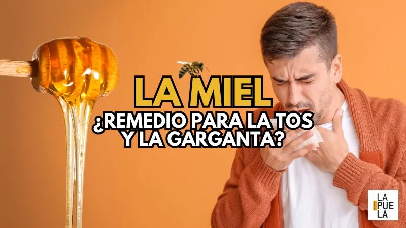 La miel como remedio para la tos y la garganta